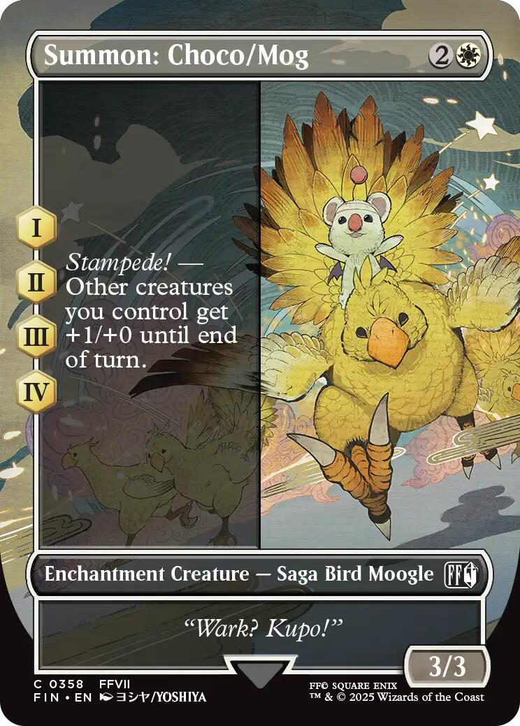 Summon: Choco/Mog (Borderless)