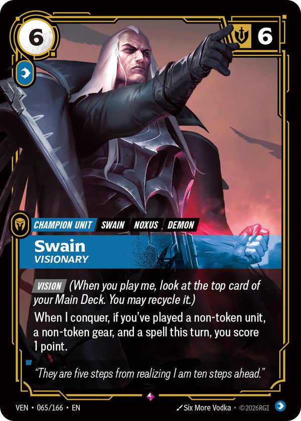 Swain, Visionary