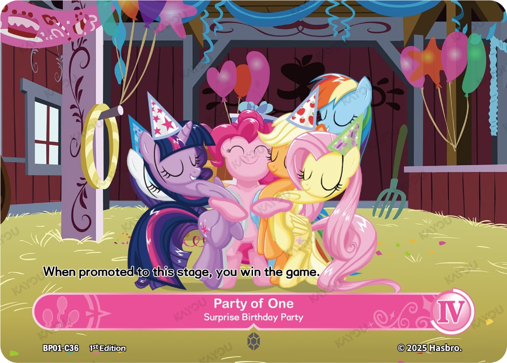 Party of One -- Surprise Birthday Party