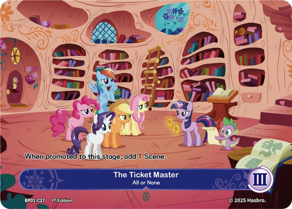 The Ticket Master -- All or None
