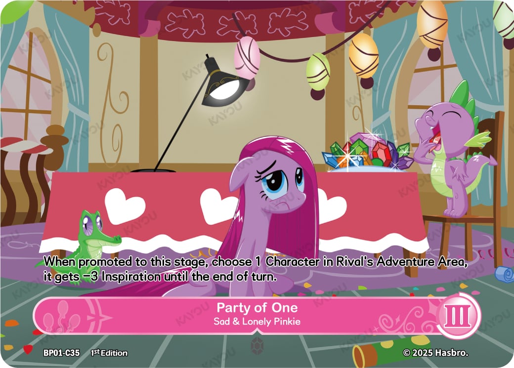 Party of One -- Sad & Lonely Pinkie