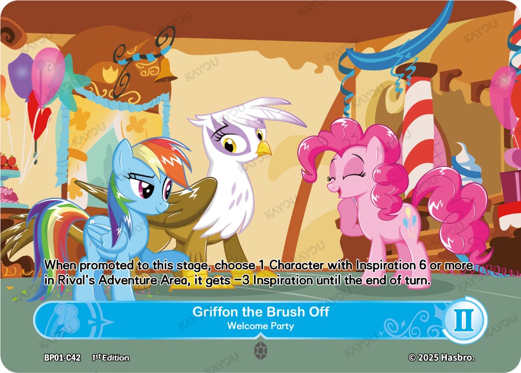 Griffon the Brush Off——Welcome Party